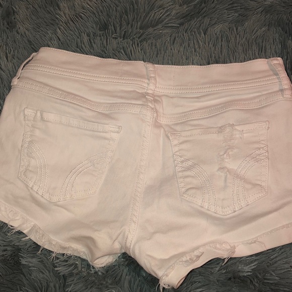 Distressed white short shorts - Picture 2 of 2